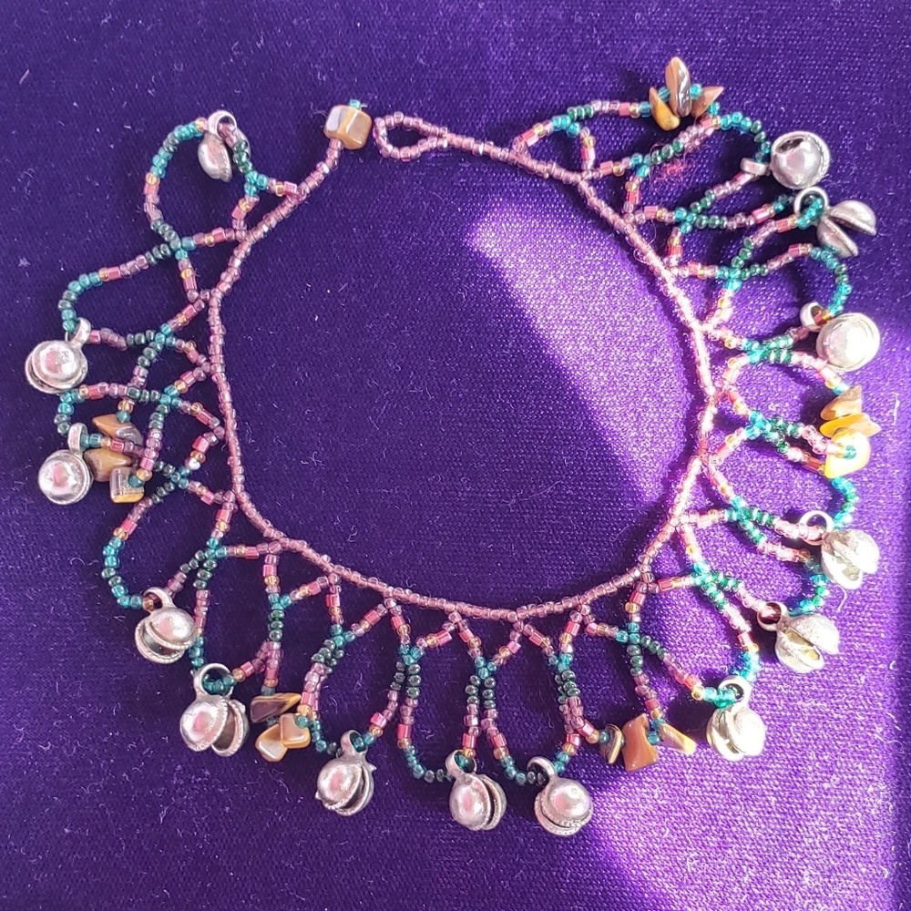 Handcrafted 8" Seed Beaded Bracelet